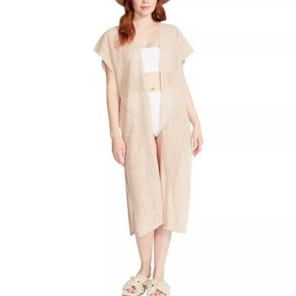 NWOT - Steve Madden tan beach coverup - Picture 1 of 6